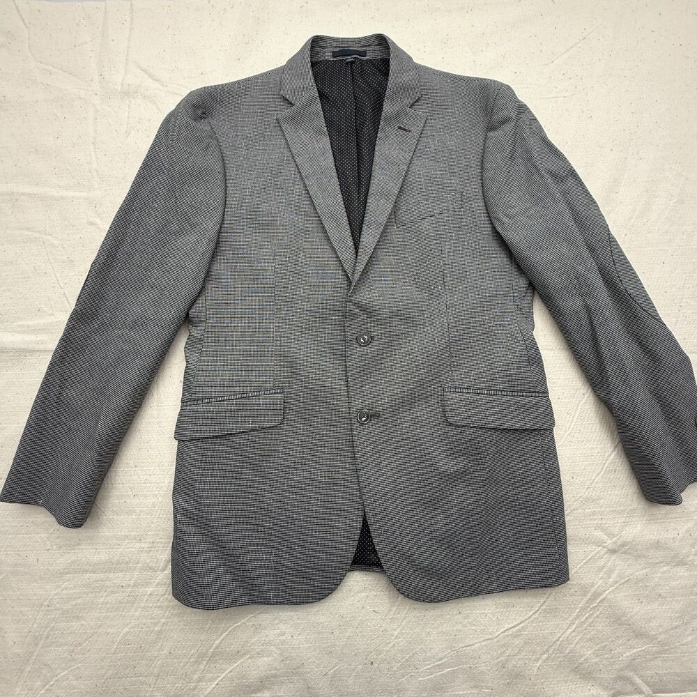 Jos A Bank 1905 Blazer 39R NWOT Tailored Fit Gray Houndstooth Sport Coat